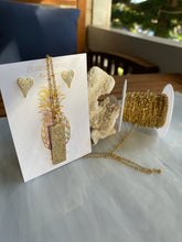 Load image into Gallery viewer, one of a kind love jewelry set gold
